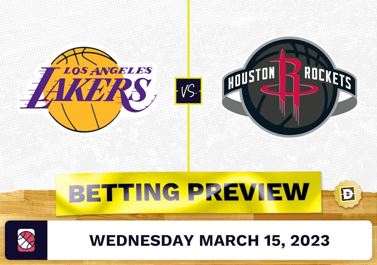 Lakers vs. Rockets Prediction and Odds - Mar 15, 2023