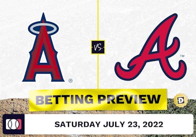 Angels vs. Braves Prediction and Odds - Jul 23, 2022
