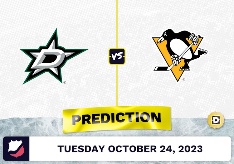 Stars vs. Penguins Prediction and Odds - October 24, 2023