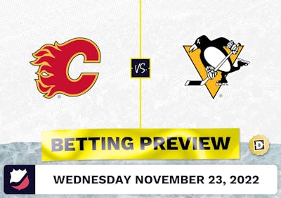 Flames vs. Penguins Prediction and Odds - Nov 23, 2022