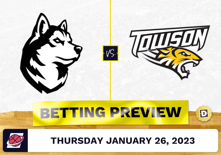 Northeastern vs. Towson CBB Prediction and Odds - Jan 26, 2023