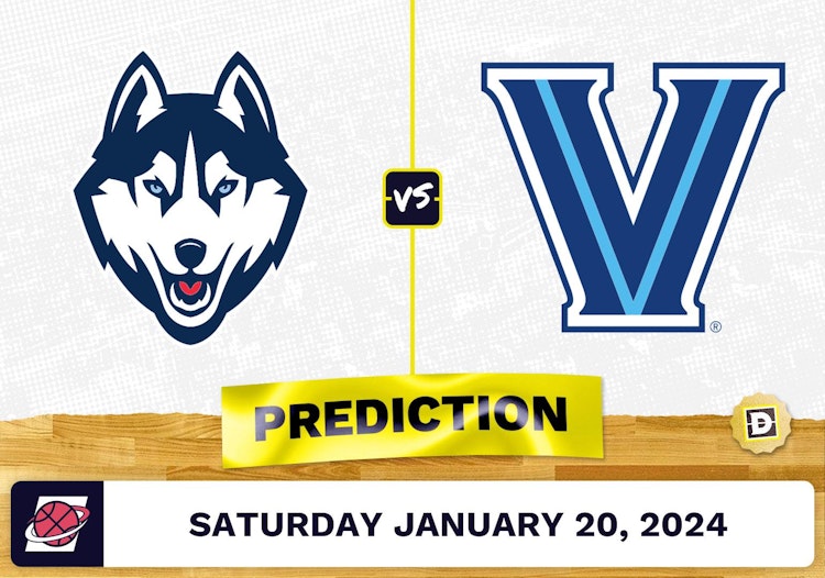 Connecticut vs. Villanova Prediction, Odds, College Basketball Picks [1/20/2024]