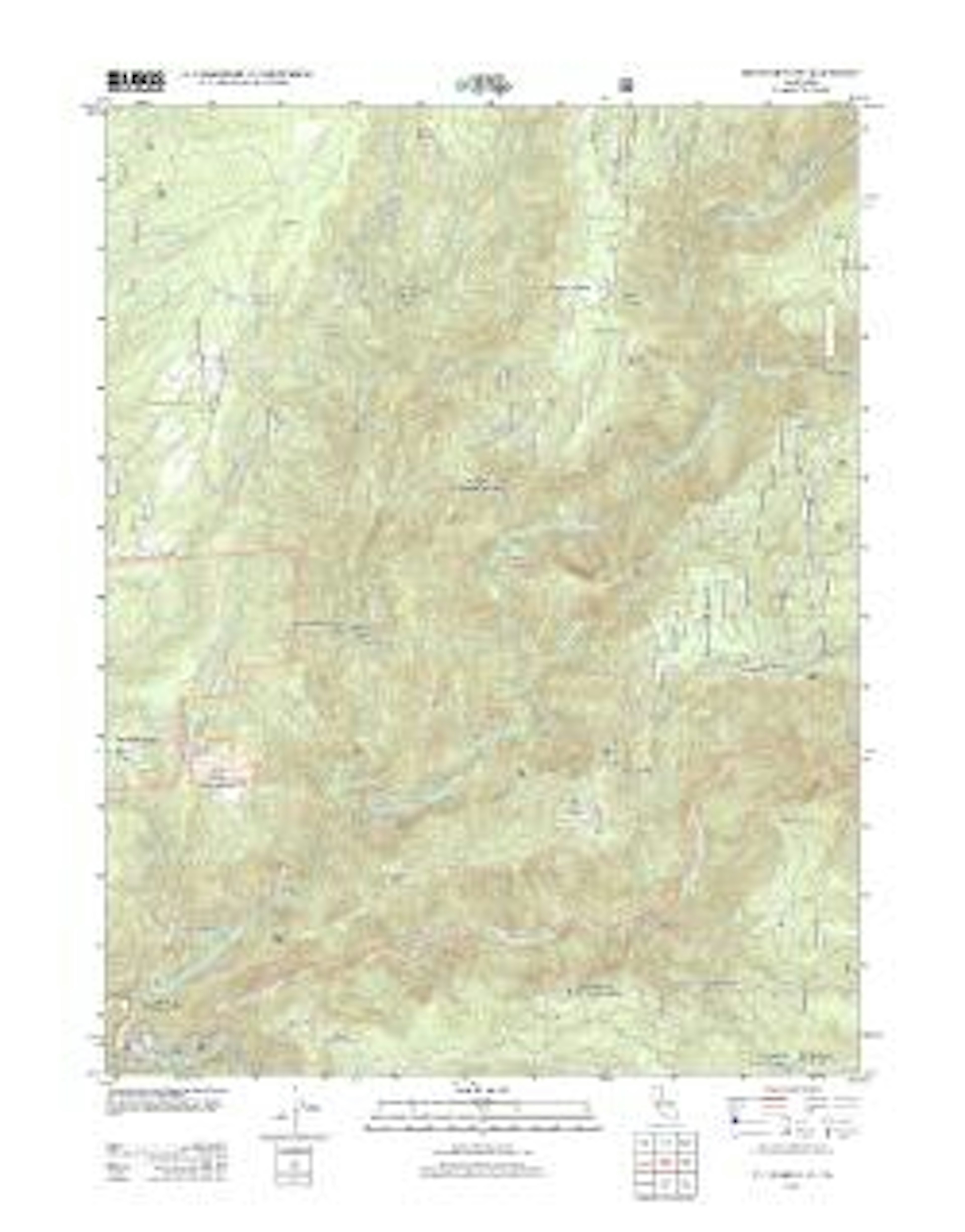 Michigan Bluff Topographic Quad Map Thumbnail for PDF link