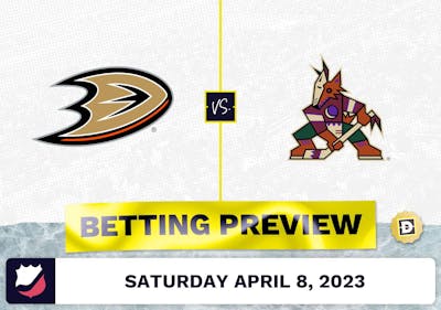 Ducks vs. Coyotes Prediction and Odds - Apr 8, 2023