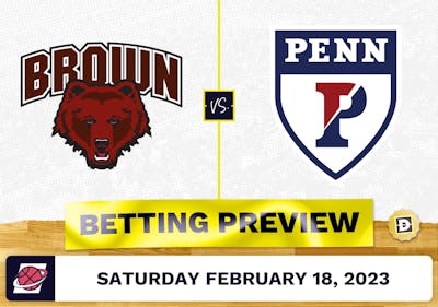 Brown vs. Pennsylvania CBB Prediction and Odds - Feb 18, 2023