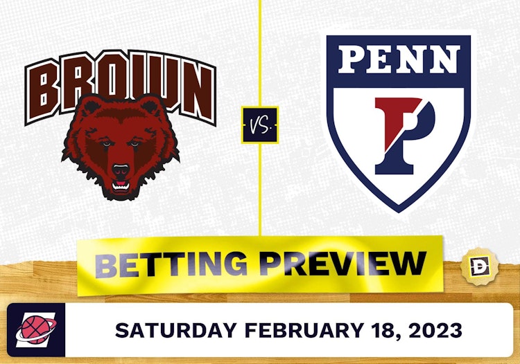 Brown vs. Pennsylvania CBB Prediction and Odds - Feb 18, 2023