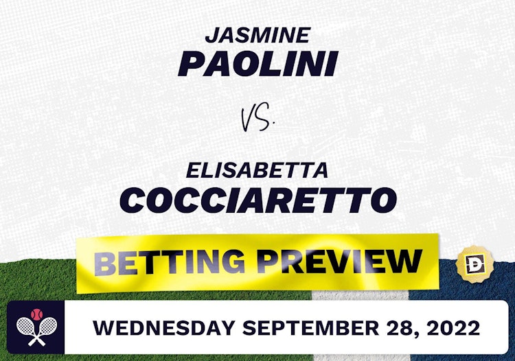 Jasmine Paolini vs. Elisabetta Cocciaretto Predictions - Sep 28, 2022