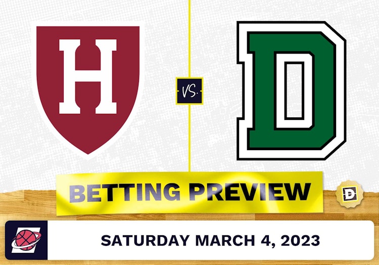 Harvard vs. Dartmouth CBB Prediction and Odds - Mar 4, 2023