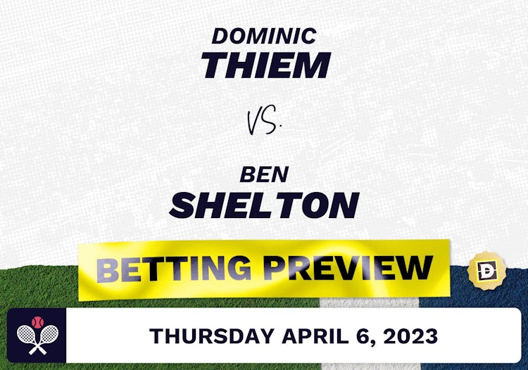 Dominic Thiem vs. Ben Shelton Predictions - Apr 6, 2023