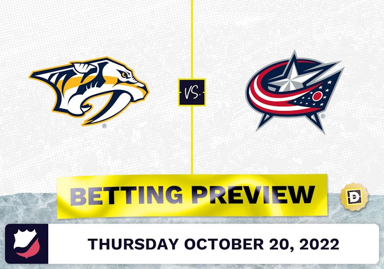 Predators vs. Blue Jackets Prediction and Odds - Oct 20, 2022