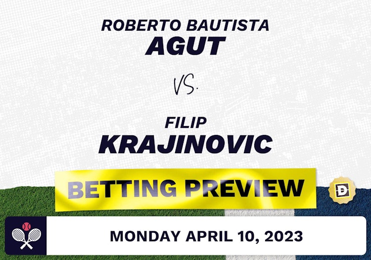 Roberto Bautista Agut vs. Filip Krajinovic Predictions - Apr 10, 2023