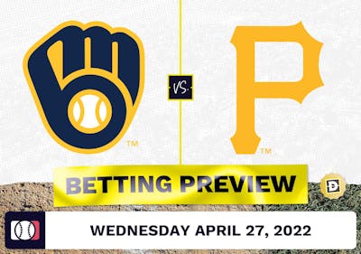 Brewers vs. Pirates Prediction and Odds - Apr 27, 2022