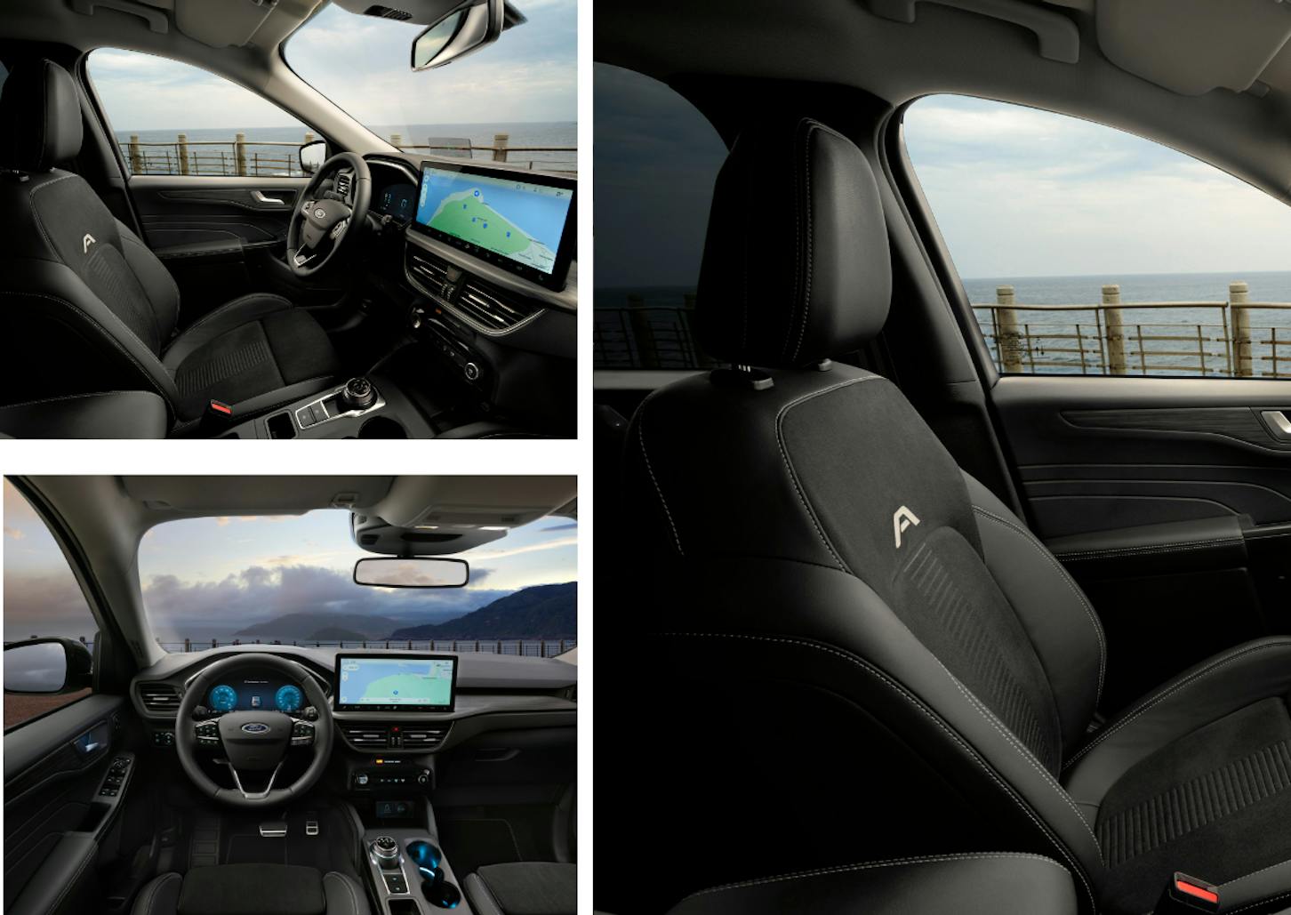 Das Interieur des Ford Kuga.