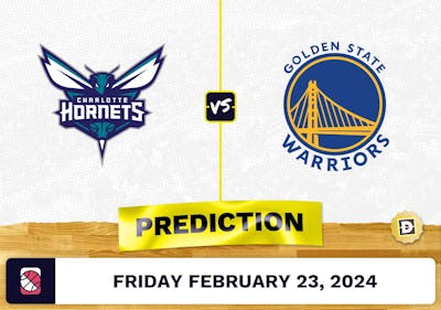 Charlotte Hornets vs. Golden State Warriors Prediction, Odds, NBA Picks [2/23/2024]