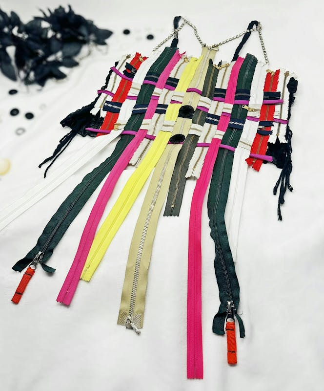 Zipper Corset multicolor