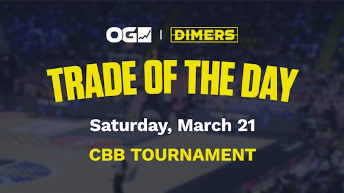 CBB Trade of the Day: Dimers data finds edge in college basketball semifinals on OG prediction market