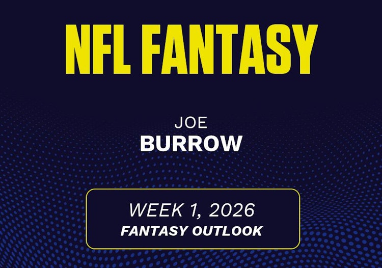 Joe Burrow projected stats Week 1, 2026.