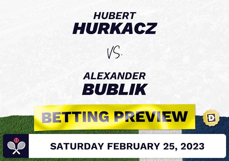 Hubert Hurkacz vs. Alexander Bublik Predictions - Feb 25, 2023