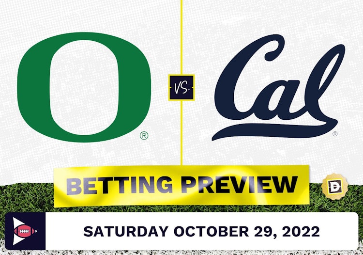 Oregon vs. California CFB Prediction and Odds - Oct 29, 2022