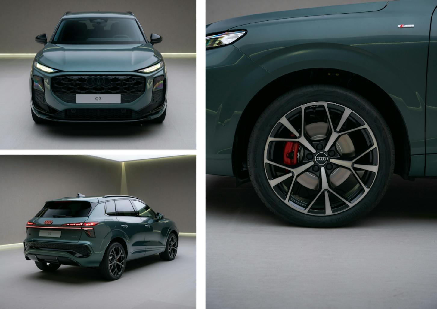 Das Exterieur des neuen Audi Q3.