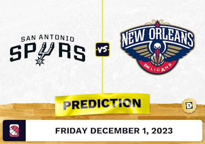 San Antonio Spurs vs. New Orleans Pelicans Prediction and Odds - December 1, 2023