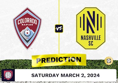 Colorado Rapids vs. Nashville SC Prediction, Odds, MLS Picks [3/2/2024]
