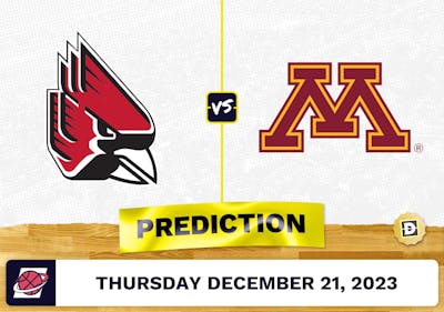 Ball State vs. Minnesota Prediction, Odds, College Basketball Picks  [12/21/2023]
