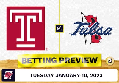 Temple vs. Tulsa CBB Prediction and Odds - Jan 10, 2023