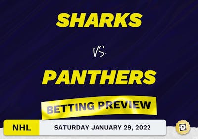 Sharks vs. Panthers Predictions and Odds - Jan 29, 2022