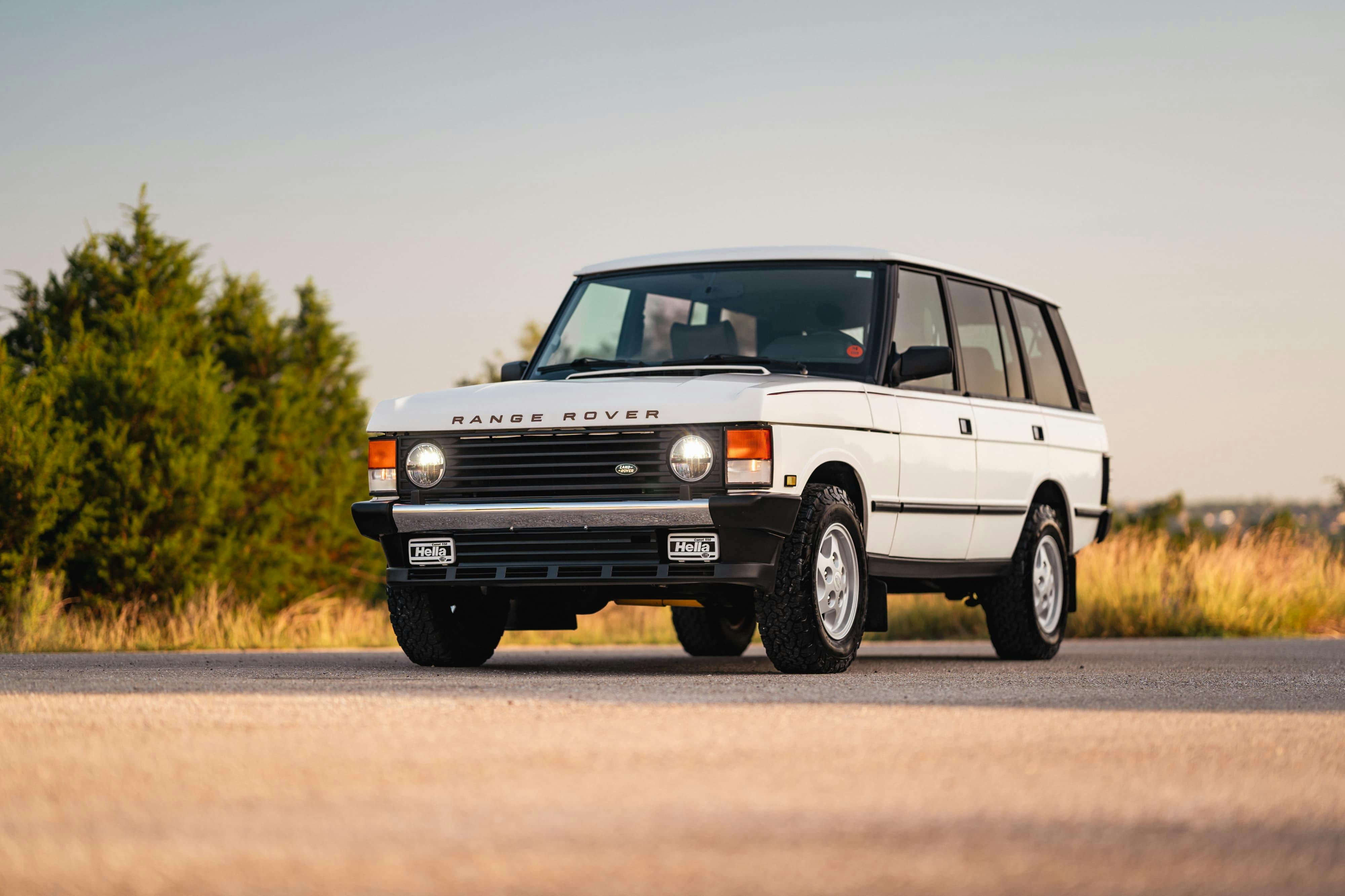 1995 White Land Rover Range Rover County Long Wheel Base in Austin, TX.