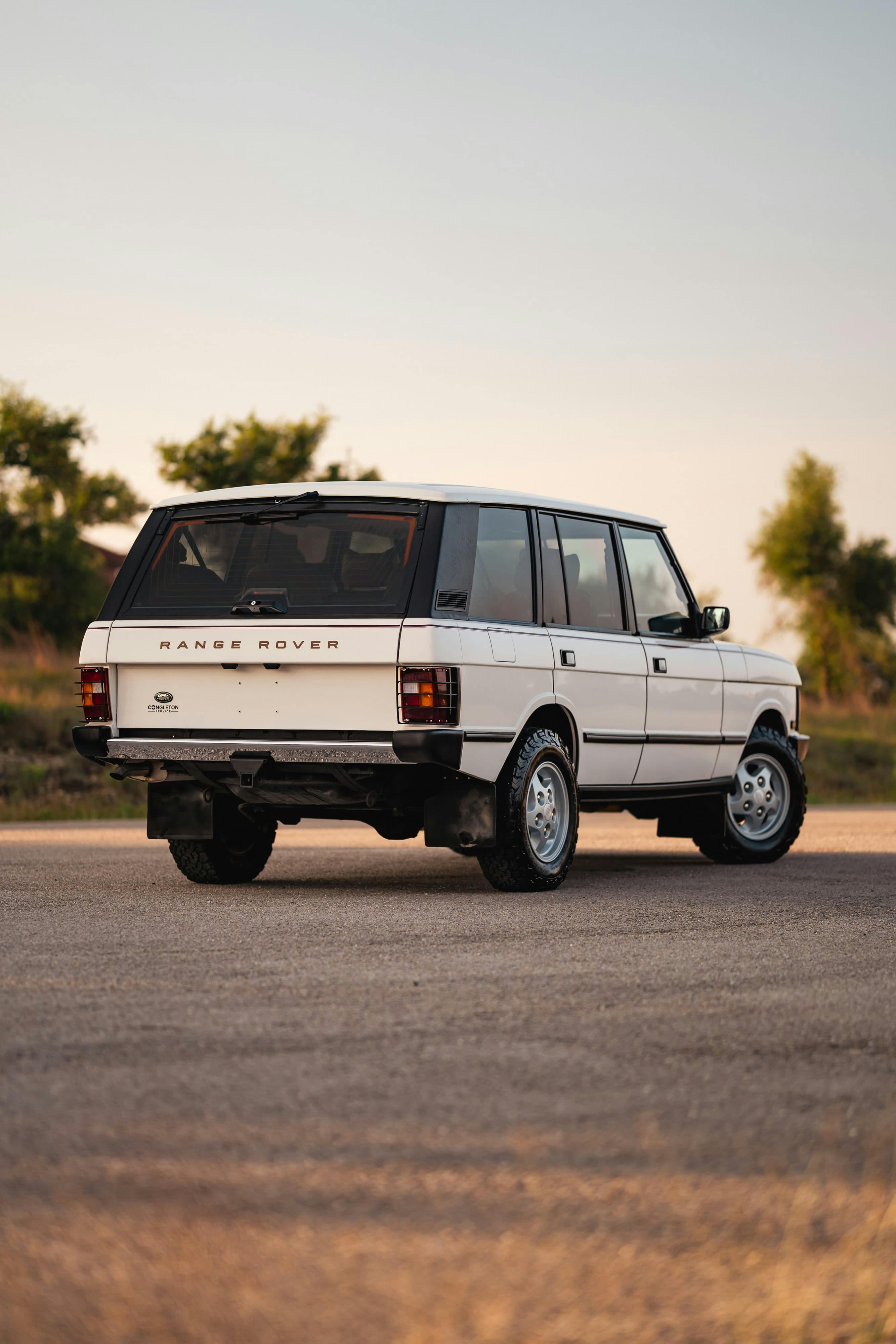 1995 White Land Rover Range Rover County Long Wheel Base in Austin, TX.