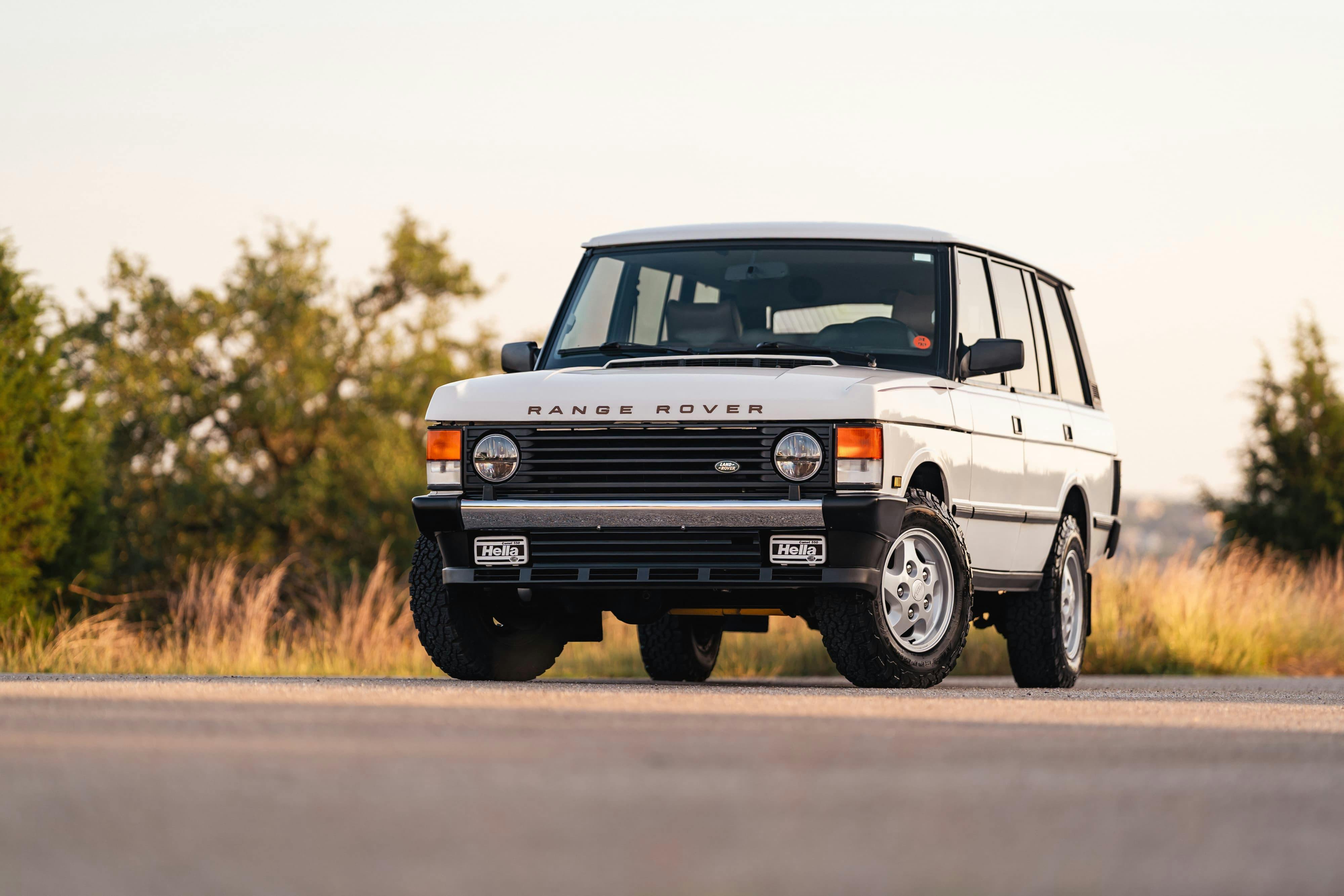 1995 White Land Rover Range Rover County Long Wheel Base in Austin, TX.