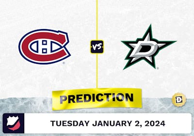 Montreal Canadiens vs. Dallas Stars Prediction, Odds, NHL Picks  [1/2/2024]