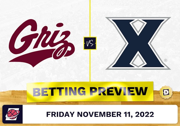 Montana vs. Xavier CBB Prediction and Odds - Nov 11, 2022