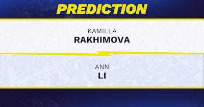 Kamilla Rakhimova vs. Ann Li prediction, odds, picks for WTA Rouen 2026