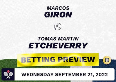 Marcos Giron vs. Tomas Martin Etcheverry Predictions - Sep 21, 2022