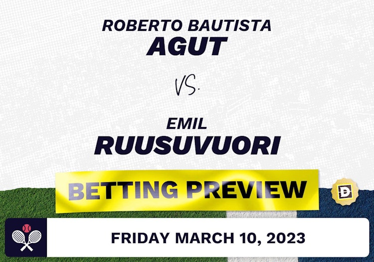 Roberto Bautista Agut vs. Emil Ruusuvuori Predictions - Mar 10, 2023