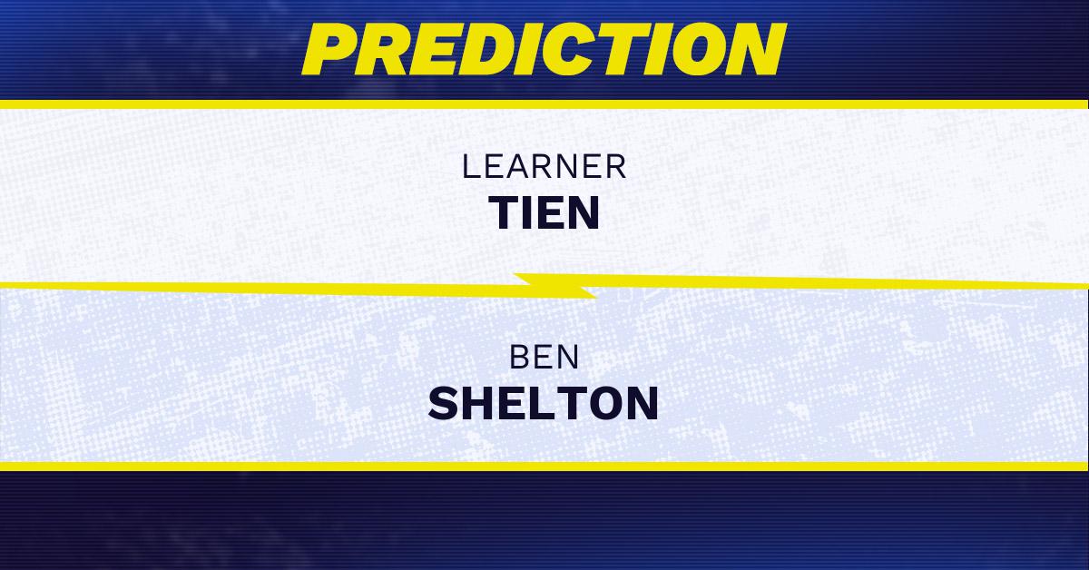 Learner Tien vs Ben Shelton Tennis Prediction.