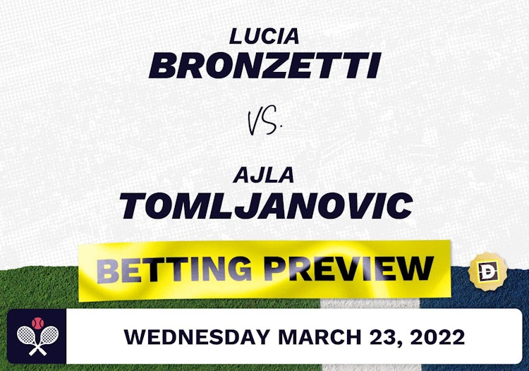 Lucia Bronzetti vs. Ajla Tomljanovic Predictions - Mar 23, 2022