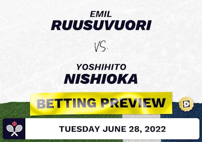 Emil Ruusuvuori vs. Yoshihito Nishioka Predictions - Jun 28, 2022