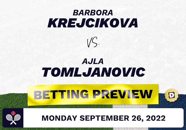 Barbora Krejcikova vs. Ajla Tomljanovic Predictions - Sep 26, 2022