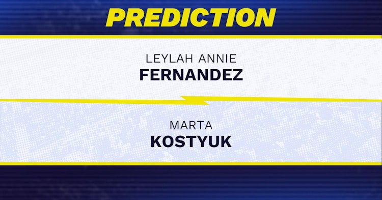 Leylah Fernandez vs Marta Kostyuk Tennis Prediction.