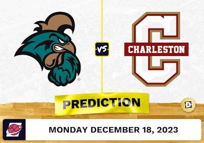 Coastal Carolina vs. Charleston Prediction, Odds, Picks for College Basketball Monday [12/18/2023]