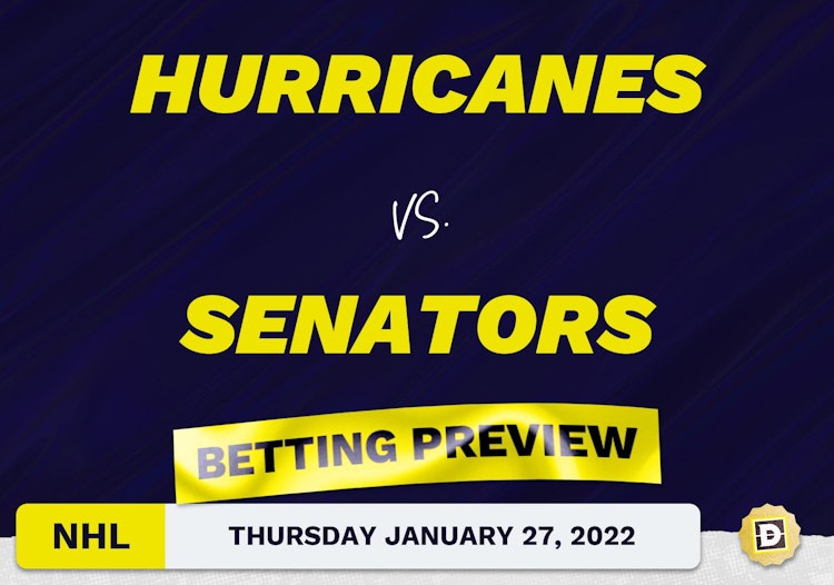 Hurricanes vs. Senators Predictions and Odds - Jan 27, 2022