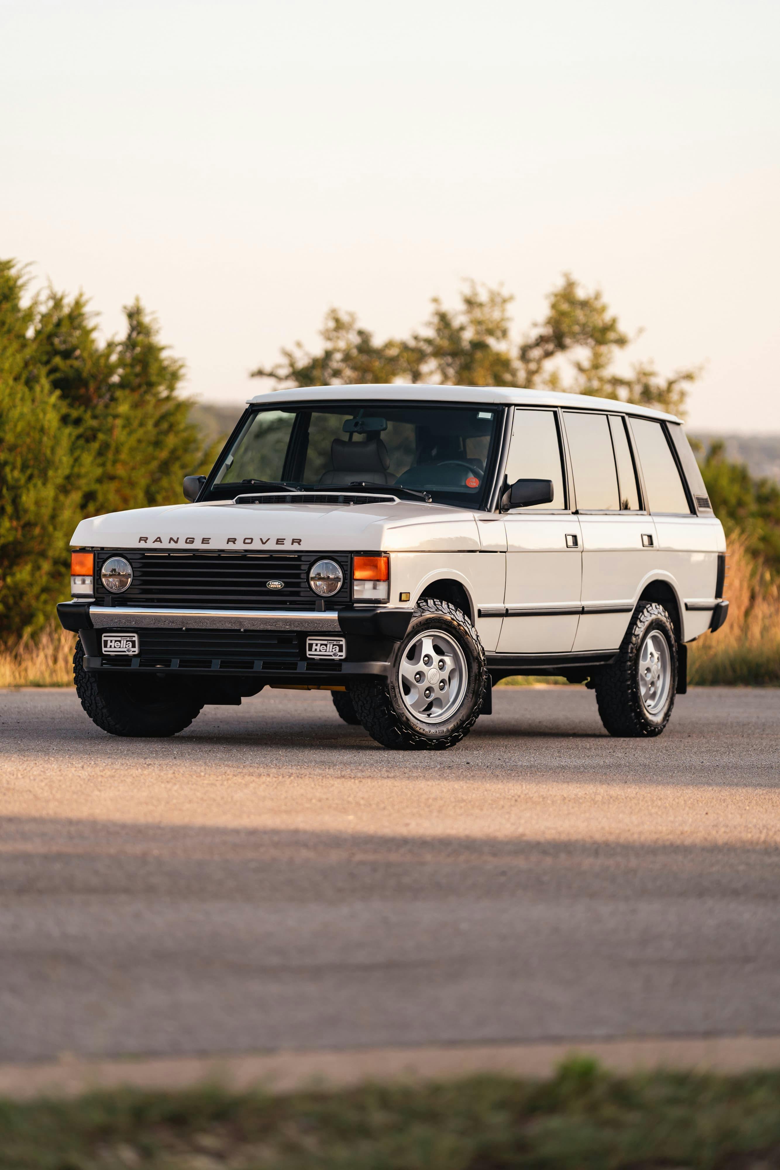 1995 White Land Rover Range Rover County Long Wheel Base in Austin, TX.