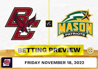 Boston College vs. George Mason CBB Prediction and Odds - Nov 18, 2022