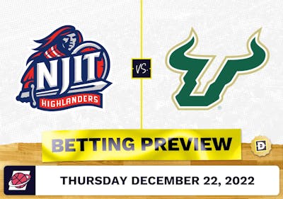 N.J.I.T. vs. South Florida CBB Prediction and Odds - Dec 22, 2022