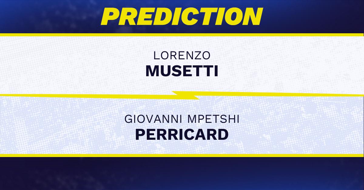 Lorenzo Musetti vs. Giovanni Mpetshi Perricard prediction, odds, picks for 2025 ATP Brussels