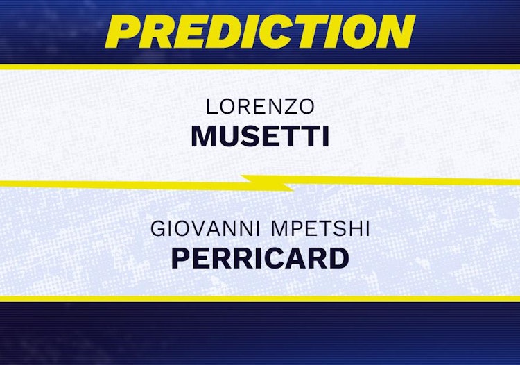 Lorenzo Musetti vs Giovanni Mpetshi Perricard Tennis Prediction.