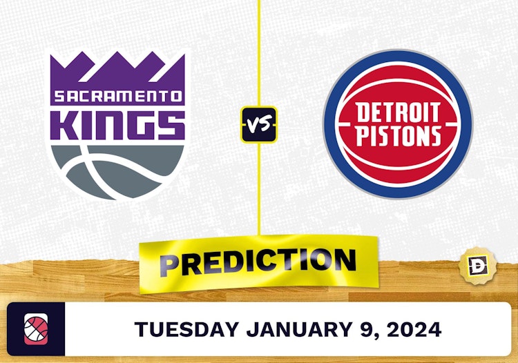 Sacramento Kings vs. Detroit Pistons Prediction, Odds, NBA Picks  [1/9/2024]